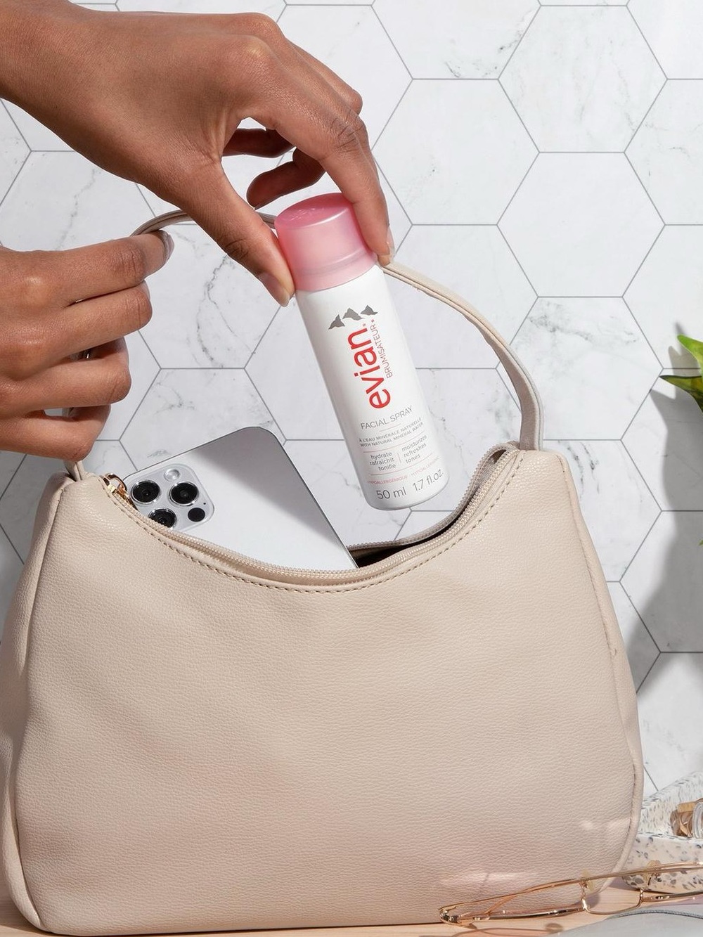 Evian Mineral Spray
 
Natural Mineral Water Facial Spray